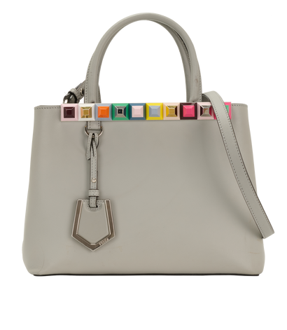 Petite 2Jours, &pound;450, Handbags, Grey, Leather, Front view